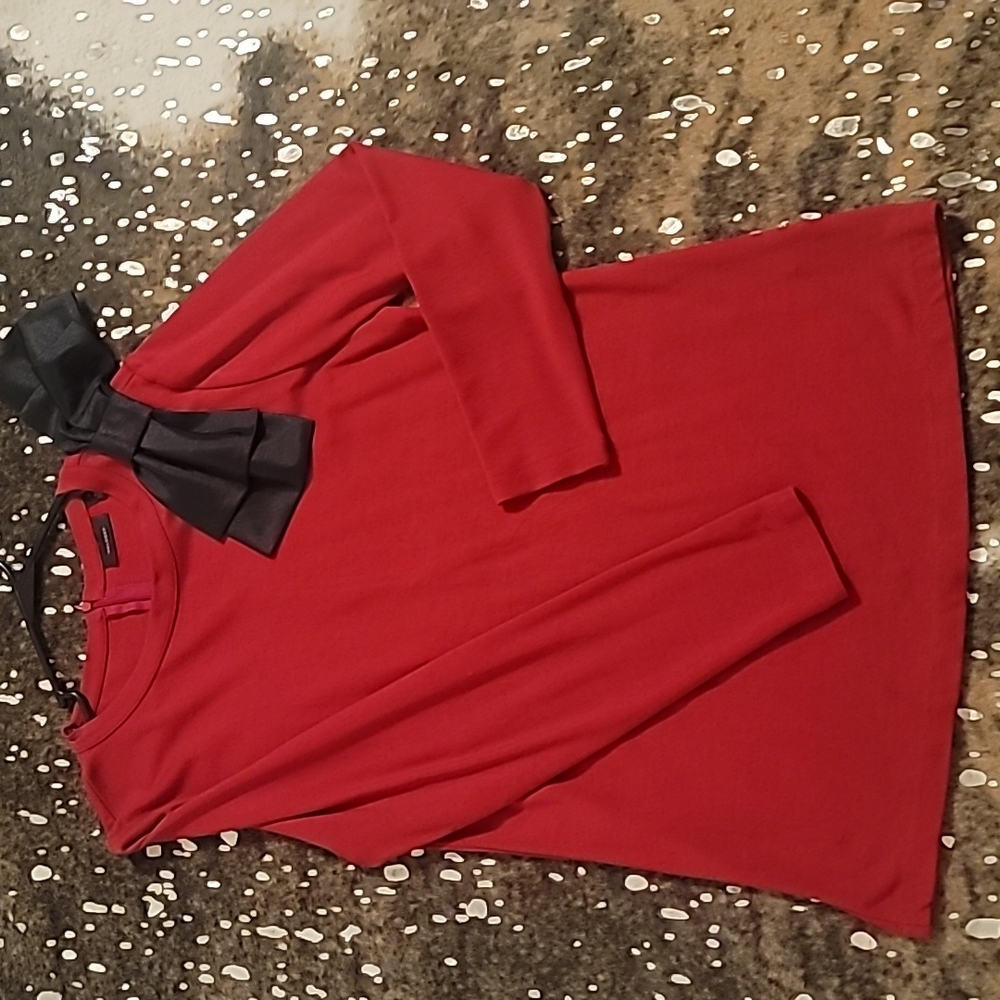 Maroon red shirt or mini dress